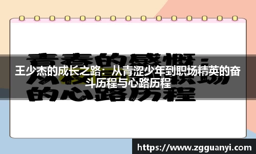 王少杰的成长之路：从青涩少年到职场精英的奋斗历程与心路历程